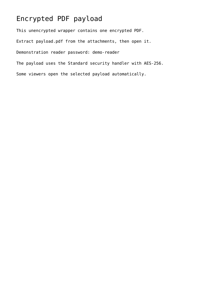 PDF result pdf20-encrypted-payload: page 1 of 1