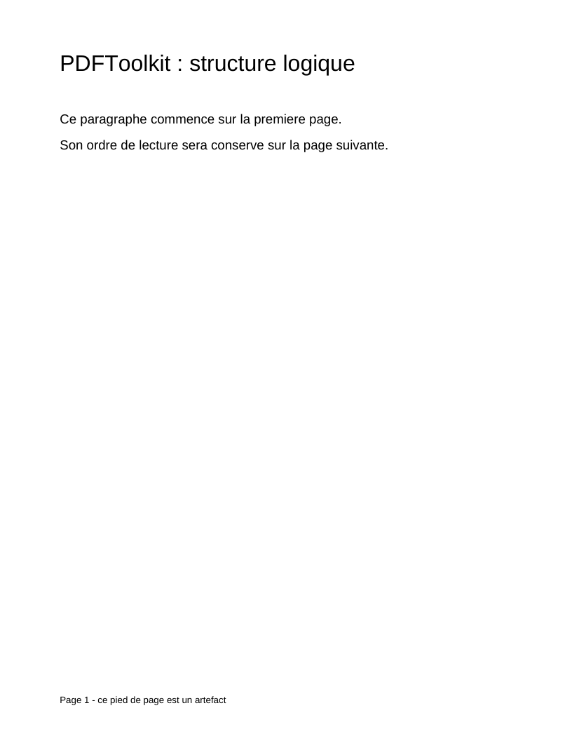 Aperçu : Structure logique et contenu balisé
